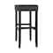 Alaterre Furniture Madison Backless Bar Height Stool Black Finish with Black PU AVMA22P0 - alternate 3